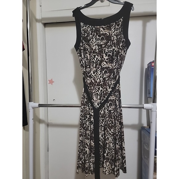 dressbarn Dresses & Skirts - Glamour Collection Animal‎ Print Leopard Dressy Dress Size 16